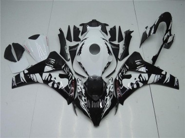 Carénage CBR 1000 RR 08-11 - Noir Blanc