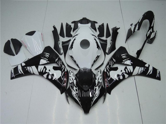 Carénage CBR 1000 RR 08-11 - Noir Blanc Carénage CBR 1000 RR 08-11 - Noir Blanc