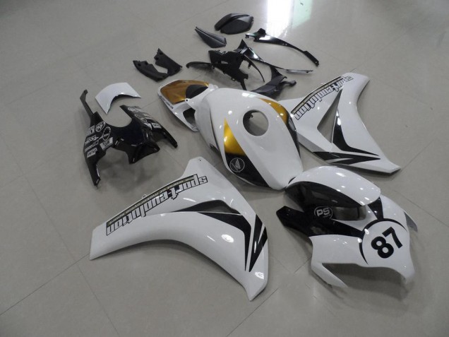 Carénage CBR 1000 RR 08-11 - Noir et Blanc et Or Carénage CBR 1000 RR 08-11 - Noir et Blanc et Or