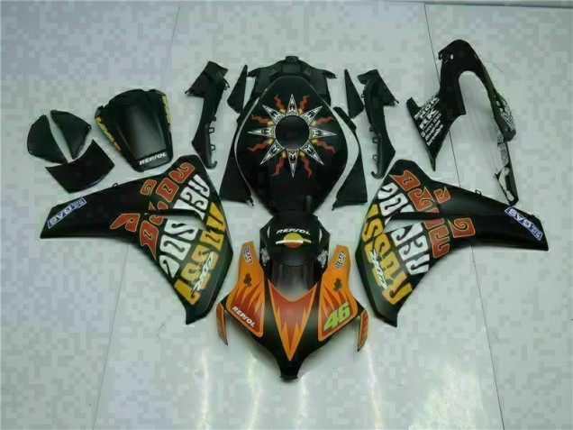 Carénage CBR 1000 RR 08-11 - Orange Noir Carénage CBR 1000 RR 08-11 - Orange Noir