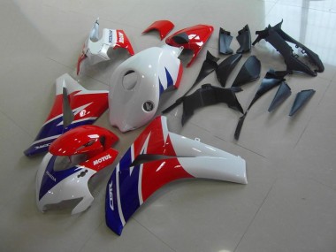 Carénage CBR 1000 RR 08-11 - Rouge Blanc Bleu Motul