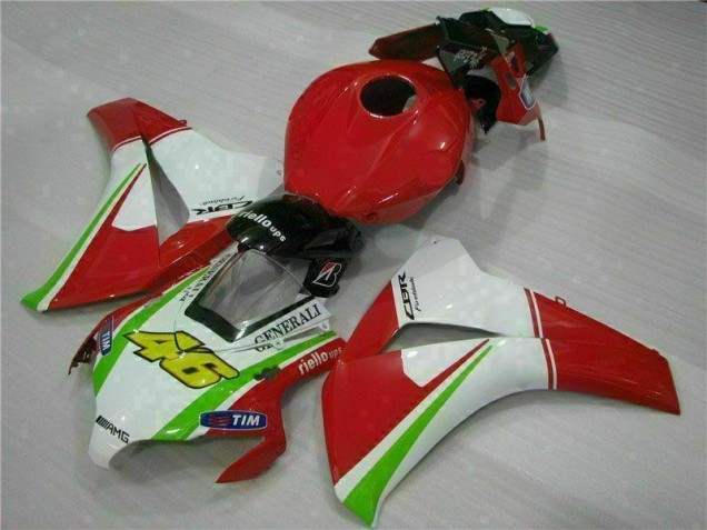 Carénage CBR 1000 RR 08-11 - Rouge Blanc Carénage CBR 1000 RR 08-11 - Rouge Blanc