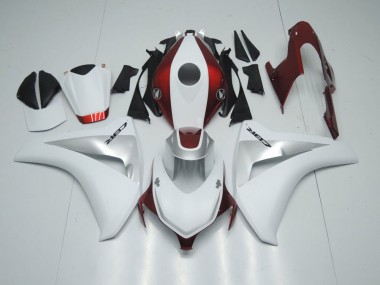 Carénage CBR 1000 RR 08-11 - Rouge Bonbon Blanc et Argent