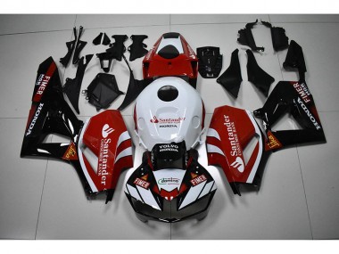 Carénage CBR 1000 RR 12-16 - Noir Blanc Rouge Santander