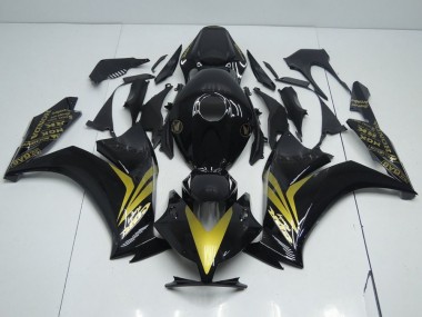 Carénage CBR 1000 RR 12-16 - Noir Brillant et Or