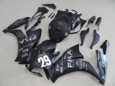 Carénage CBR 1000 RR 12-16 - Noir Mat Gris Décalque 29