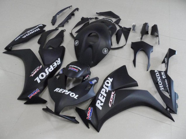 Carénage CBR 1000 RR 12-16 - Noir Mat Repsol Carénage CBR 1000 RR 12-16 - Noir Mat Repsol