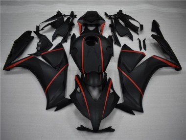 Carénage CBR 1000 RR 12-16 - Noir Mat Rouge
