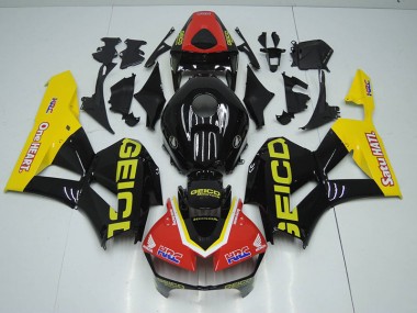 Carénage CBR 1000 RR 12-16 - Noir Rouge HRC