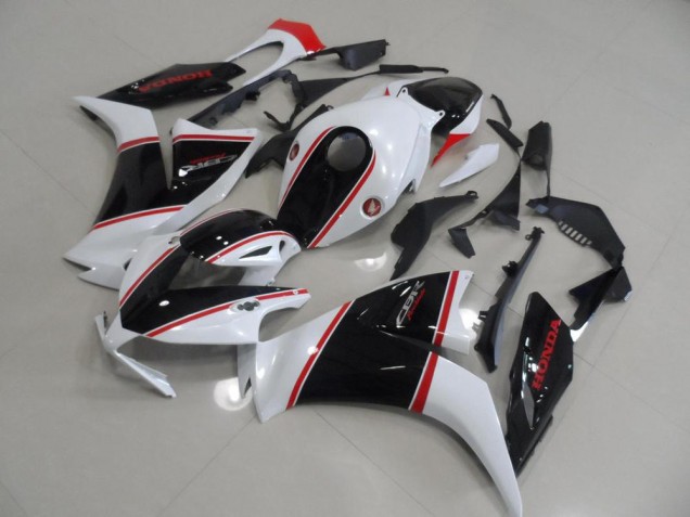 Carénage CBR 1000 RR 12-16 - Noir et Blanc et Rouge Bande
