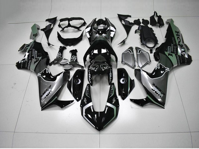 Carénage CBR 1000 RR 17-23 - Noir Argent HRC