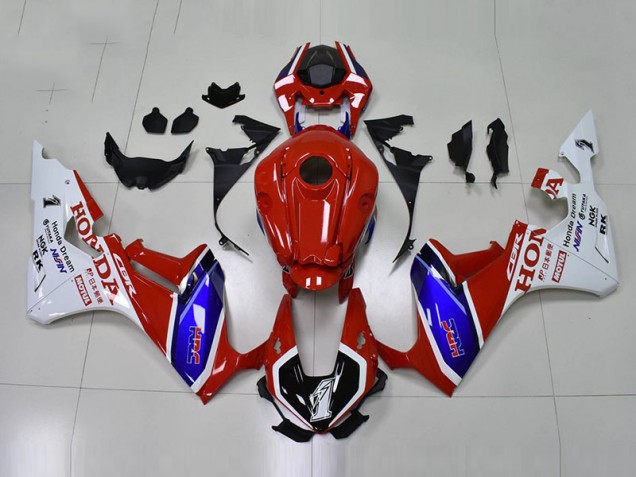 Carénage CBR 1000 RR 17-23 - Rouge Bleu HRC Carénage CBR 1000 RR 17-23 - Rouge Bleu HRC