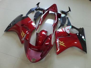 Carénage CBR 1100 XX 96-07 - Rouge Bonbon Noir Style OEM