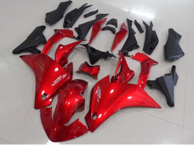 Carénage CBR 250 RR 11-13 - Rouge Noir Mat