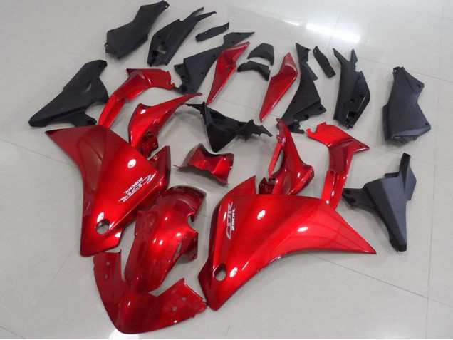 Carénage CBR 250 RR 11-13 - Rouge Noir Mat