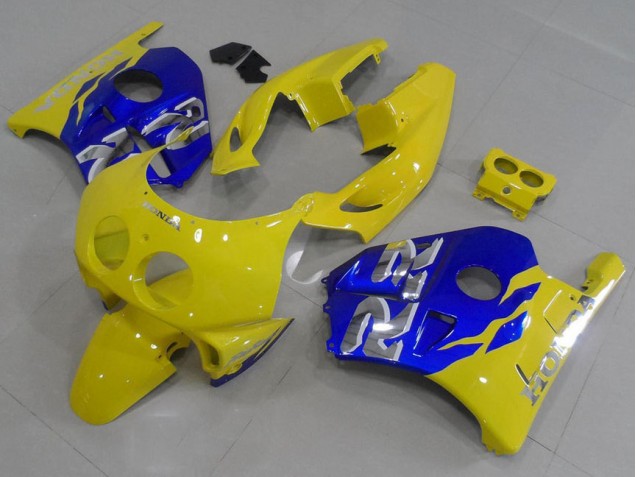 Carénage CBR 250 RR MC22 91-98 - Jaune Bleu Carénage CBR 250 RR MC22 91-98 - Jaune Bleu