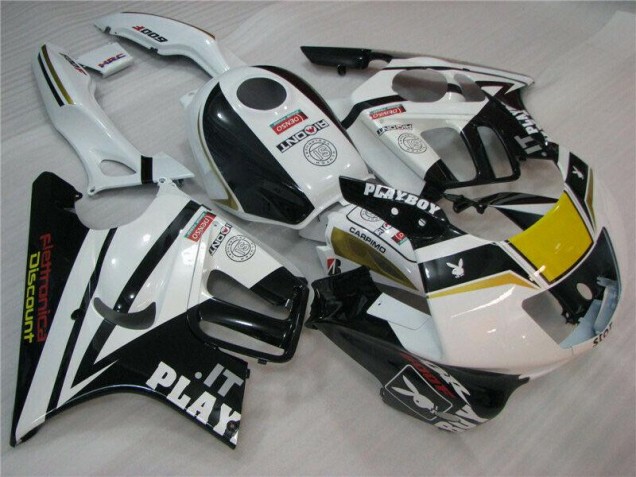 Carénage CBR 600 F3 95-98 - Blanc Noir Playboy Carénage CBR 600 F3 95-98 - Blanc Noir Playboy