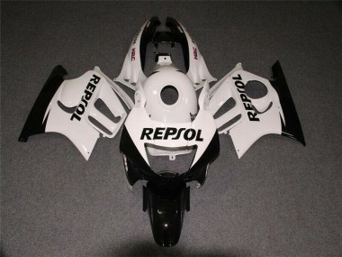 Carénage CBR 600 F3 95-98 - Blanc Noir Repsol