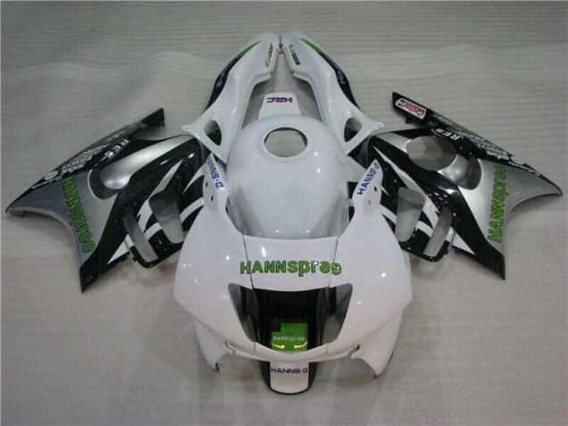 Carénage CBR 600 F3 95-98 - Blanc Vert Hannspree Carénage CBR 600 F3 95-98 - Blanc Vert Hannspree