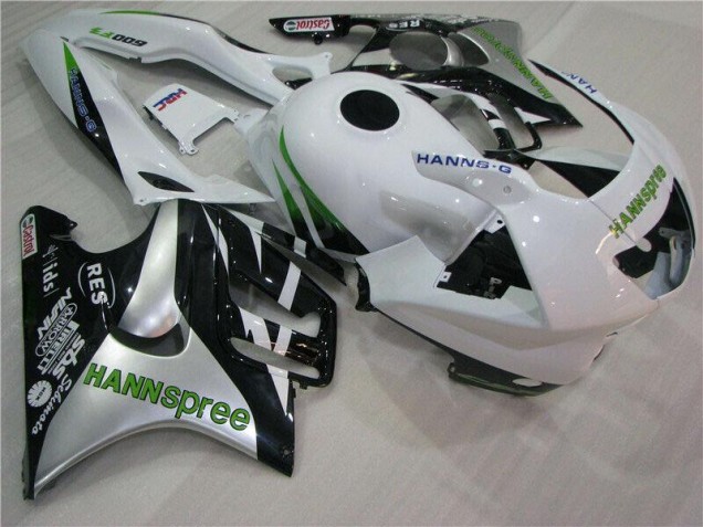 Carénage CBR 600 F3 95-98 - Blanc Vert Hannspree Carénage CBR 600 F3 95-98 - Blanc Vert Hannspree