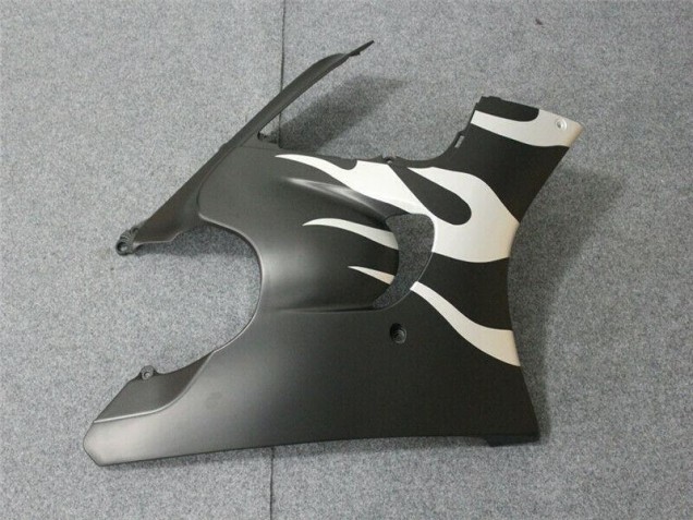 Carénage CBR 600 F3 95-98 - Noir Blanc Flamme