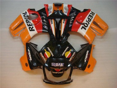 Carénage CBR 600 F3 95-98 - Noir Orange Repsol