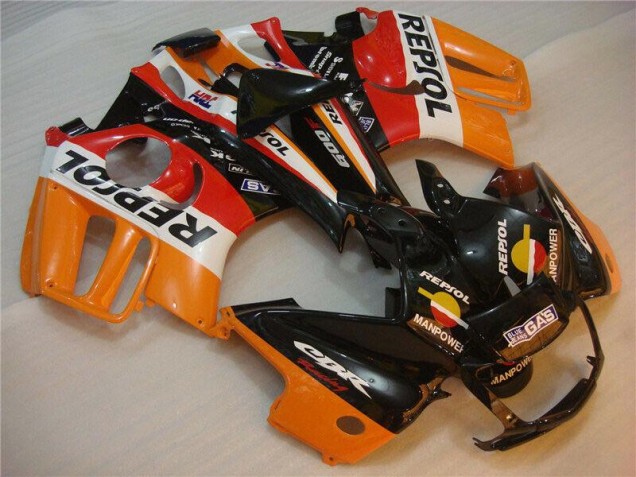 Carénage CBR 600 F3 95-98 - Noir Orange Repsol