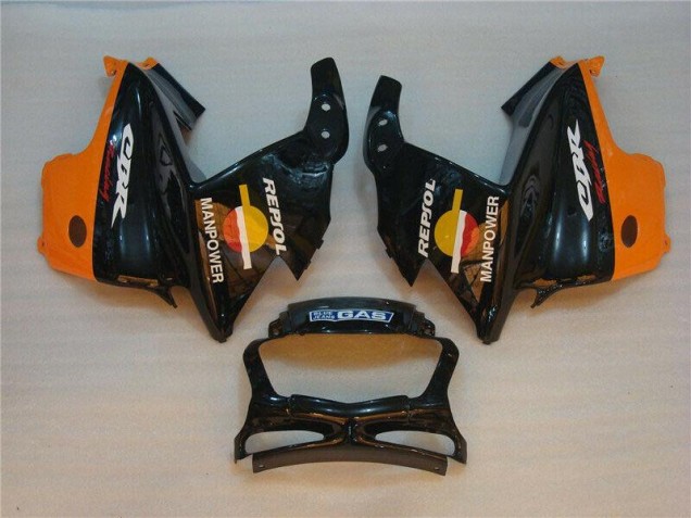 Carénage CBR 600 F3 95-98 - Noir Orange Repsol