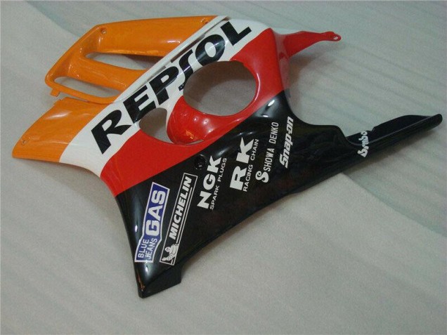 Carénage CBR 600 F3 95-98 - Noir Orange Repsol
