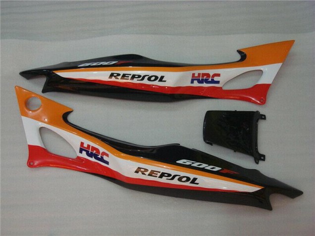 Carénage CBR 600 F3 95-98 - Noir Orange Repsol