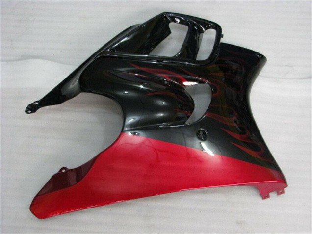 Carénage CBR 600 F3 95-98 - Noir Rouge Flamme Carénage CBR 600 F3 95-98 - Noir Rouge Flamme