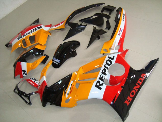 Carénage CBR 600 F3 95-98 - Orange Noir Repsol Carénage CBR 600 F3 95-98 - Orange Noir Repsol