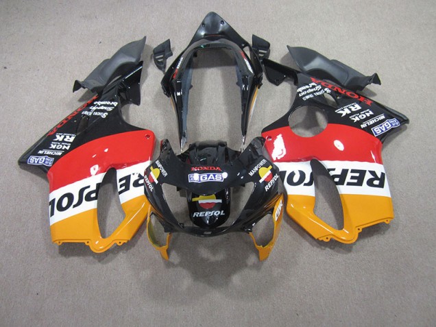 Carénage CBR 600 F4 99-00 - Rouge Noir Repsol Carénage CBR 600 F4 99-00 - Rouge Noir Repsol