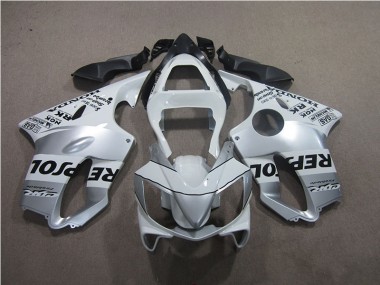 Carénage CBR 600 F4i 01-03 - Argent Repsol