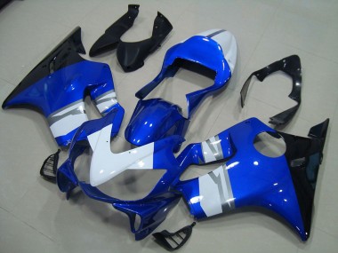 Carénage CBR 600 F4i 01-03 - Blanc Bleu Noir