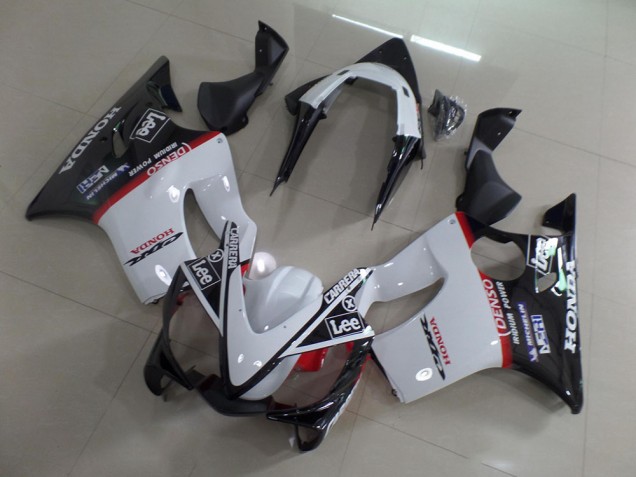 Carénage CBR 600 F4i 01-03 - Blanc Noir Carrera Lee