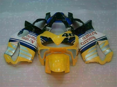 Carénage CBR 600 F4i 01-03 - Jaune Argent Nastro Azzurro