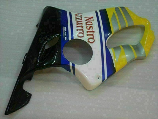 Carénage CBR 600 F4i 01-03 - Jaune Argent Nastro Azzurro
