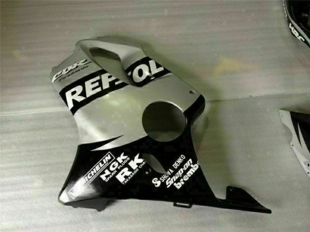 Carénage CBR 600 F4i 01-03 - Noir Argent Repsol
