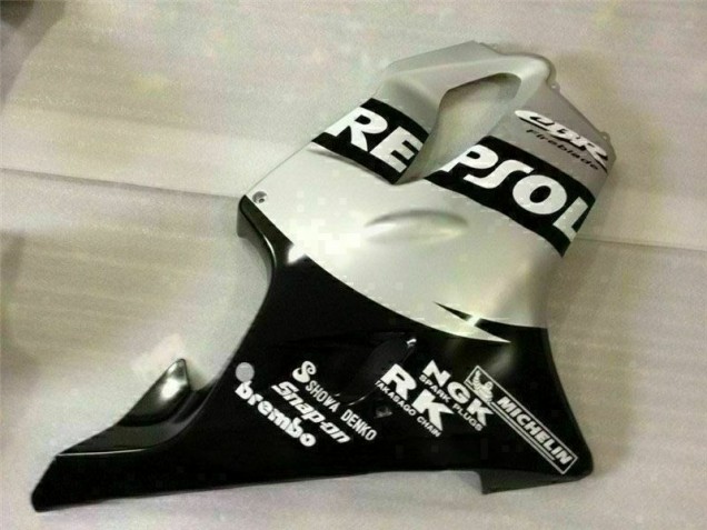 Carénage CBR 600 F4i 01-03 - Noir Argent Repsol