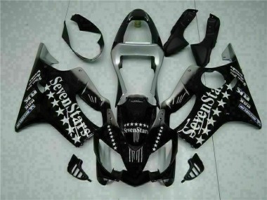Carénage CBR 600 F4i 01-03 - Noir Blanc SevenStarss