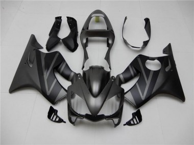 Carénage CBR 600 F4i 01-03 - Noir Mat Gris