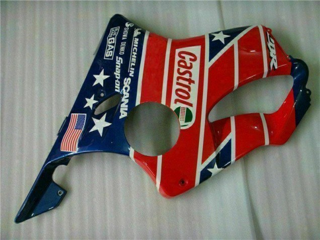 Carénage CBR 600 F4i 01-03 - Rouge Blanc Bleu Castrol Cycle World Carénage CBR 600 F4i 01-03 - Rouge Blanc Bleu Castrol Cycle World