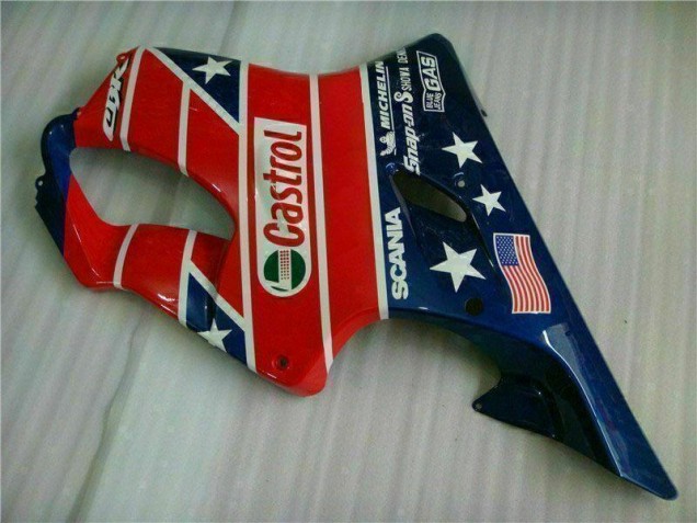 Carénage CBR 600 F4i 01-03 - Rouge Blanc Bleu Castrol Cycle World Carénage CBR 600 F4i 01-03 - Rouge Blanc Bleu Castrol Cycle World