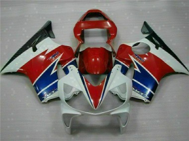 Carénage CBR 600 F4i 01-03 - Rouge Blanc Bleu