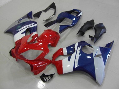 Carénage CBR 600 F4i 01-03 - Rouge Bleu Argent