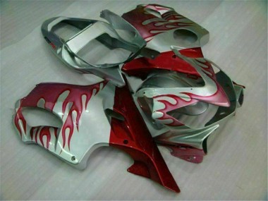 Carénage CBR 600 F4i 01-03 - Rouge Flamme Argent