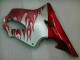 Carénage CBR 600 F4i 01-03 - Rouge Flamme Argent Carénage CBR 600 F4i 01-03 - Rouge Flamme Argent