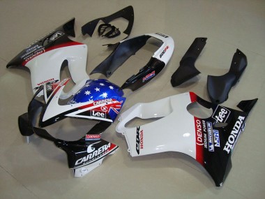 Carénage CBR 600 F4i 04-07 - Blanc Bleu DENSO HRC Carrera