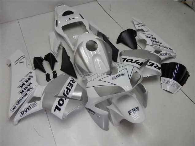 Carénage CBR 600 RR 03-04 - Argent Blanc Noir Repsol Carénage CBR 600 RR 03-04 - Argent Blanc Noir Repsol